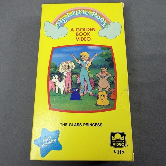 Other - My Little Pony The Glass Princess VHS Tape Vintage Golden Book Video 1988